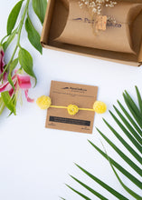 गैलरी व्यूवर में इमेज लोड करें, Handmade Crochet Flower Rakhi for Infants and Kids | Yellow