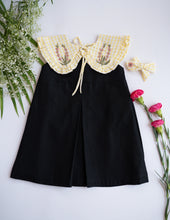 Load image into Gallery viewer, Detachable Collar and Hair Bow set - Yellow Check