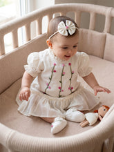 Load image into Gallery viewer, Embroidery Dress | Chanderi Silk - Off-white