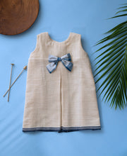 Load image into Gallery viewer, Organic Vintage Kora Frock - Blue Check