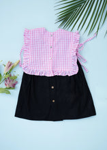 गैलरी व्यूवर में इमेज लोड करें, Little Black Dress for Infants | Detachable Vest | Cotton