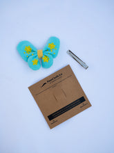 Load image into Gallery viewer, Butterfly Hair Clip For Girls | Sky Blue