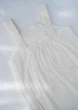 Load image into Gallery viewer, Baby Boy Gift Hamper with Cotton Romper and Swaddle | Little Meadows | White