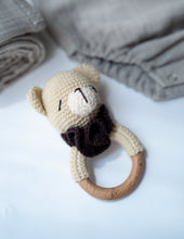 Load image into Gallery viewer, Baby Boy Gift Hamper with Cotton Romper and Swaddle | The Little Lamb | Grey