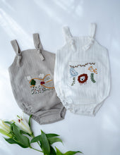 Load image into Gallery viewer, Baby Boy Gift Hamper with Cotton Romper and Swaddle | The Little Lamb | Grey