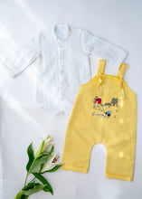 गैलरी व्यूवर में इमेज लोड करें, Little Farmer Cotton Jumpsuit for Boys | Yellow