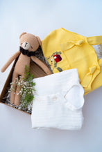 Load image into Gallery viewer, Newborn Baby Gift Hamper for Boys | 100% Cotton | Meadow Dreamland| Yellow
