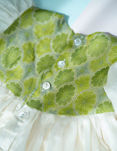 Load image into Gallery viewer, Chanderi Silk Dress for Girls | Shades of Pastel Green | Stylish and Comfortable