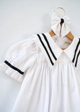 Load image into Gallery viewer, Cotton Linen Hair Bow Clip for Girls | White