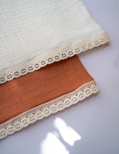 Load image into Gallery viewer, Organic Cotton Earth & Ivory Muslin Swaddle Bundle