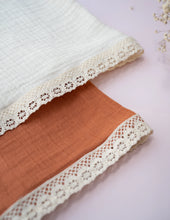 Load image into Gallery viewer, Organic Cotton Earth & Ivory Muslin Swaddle Bundle