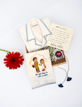 Load image into Gallery viewer, Eco-friedly Rakhi Gift Box for Boys | Kora Classic Bond of Love Set