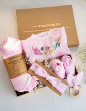 Load image into Gallery viewer, Pink Easter Bunny Newborn Gift Hamper