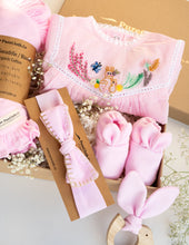 Load image into Gallery viewer, Pink Easter Bunny Newborn Gift Hamper