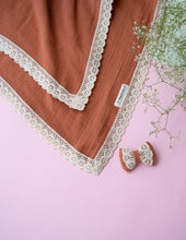 Load image into Gallery viewer, Organic Baby Muslin Swaddle | Rustic Snuggle | Soft Newborn Blanket