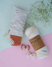 Load image into Gallery viewer, Organic Baby Muslin Swaddle | Rustic Snuggle | Soft Newborn Blanket