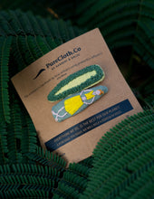 गैलरी व्यूवर में इमेज लोड करें, Blossom Knot Embroidery tic-Tac Clips – Yellow & Green