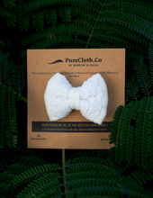 गैलरी व्यूवर में इमेज लोड करें, Newborn Mini Lace Bow Hair Clips | Headband | White