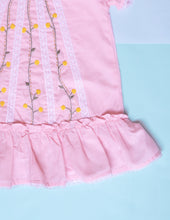 Load image into Gallery viewer, Lace Dress for Girls | Cotton | Pink