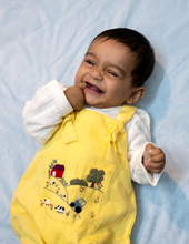 गैलरी व्यूवर में इमेज लोड करें, Little Farmer Cotton Jumpsuit for Boys | Yellow