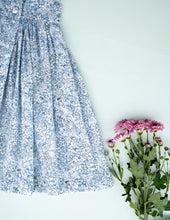 Load image into Gallery viewer, Blue Petal Wrap Dress for Infants & Toddlers| Baby Frock