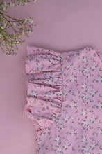 गैलरी व्यूवर में इमेज लोड करें, Rosette Flutter Wrap Magic | Pink Cotton Dress for Girls