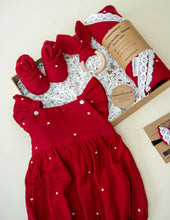 Load image into Gallery viewer, Christmas Edition Red Heart Newborn Gift Hamper | Baby Girl