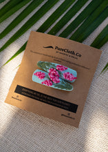 Load image into Gallery viewer, Pink Knot Hand-Embroidered Tic Tac Clip