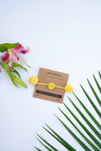 Load image into Gallery viewer, Handmade Crochet Flower Rakhi for Infants and Kids | Yellow