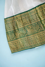 Load image into Gallery viewer, Pre-order | Silk Border Frock | White | Occasion wear