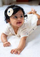 Load image into Gallery viewer, Flower Headband | Cotton | Off-White