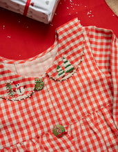 गैलरी व्यूवर में इमेज लोड करें, Winterberry Jacket Dress | Red and White | Cotton