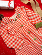 गैलरी व्यूवर में इमेज लोड करें, Winterberry Jacket Dress | Red and White | Cotton