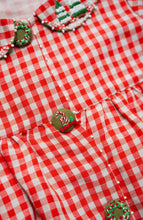 गैलरी व्यूवर में इमेज लोड करें, Winterberry Jacket Dress | Red and White | Cotton