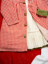 Load image into Gallery viewer, Winterberry Jacket Dress | Red and White | Cotton
