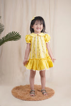 Load image into Gallery viewer, Lace Dress for Girls | Cotton | Yellow