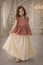 Load image into Gallery viewer, Ivory Whisper Pattu Pavadai Lehenga with Choli | Festive Ethnic Wear