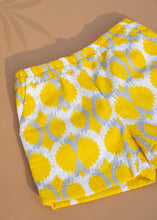 गैलरी व्यूवर में इमेज लोड करें, A set of Pure Cotton Pleated Shorts for baby girl dresses kept on a beige colored background