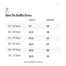 गैलरी व्यूवर में इमेज लोड करें, Organic Bow Tie Ruffle Dress