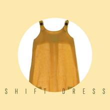 गैलरी व्यूवर में इमेज लोड करें, A beautiful deep yellow extendable shift dress.