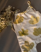 गैलरी व्यूवर में इमेज लोड करें, Organic Cotton Eco-Print Jumpsuit for Girls