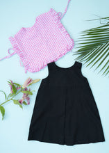 गैलरी व्यूवर में इमेज लोड करें, Little Black Dress for Infants | Detachable Vest | Cotton

