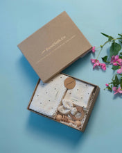 Load image into Gallery viewer, Gift Hamper for Newborn | The Little Nest Bundle | Polka-Off White
