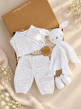 Load image into Gallery viewer, Snuggle Bloom Baby Boy Gift Hamper | Hand Quilted
