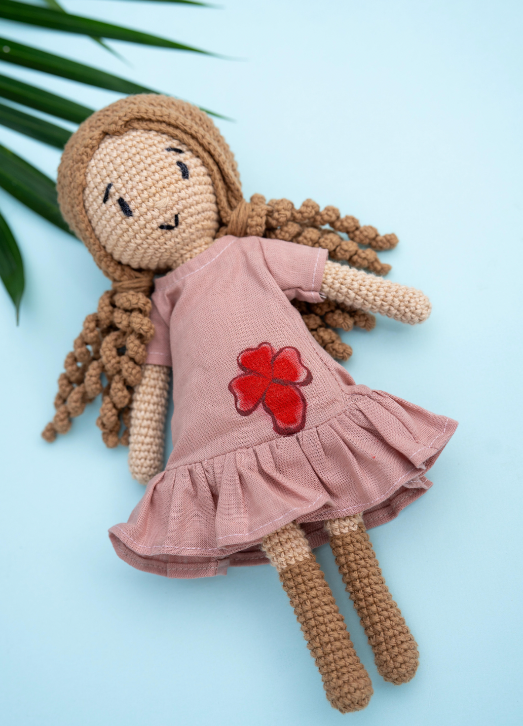 Daisy Graze Cotton Crochet Doll Soft Toy For Kids - Main Image