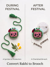 Load image into Gallery viewer, Handmade Cocomelon Rakhi for Infants and Kids
