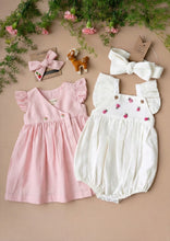 Load image into Gallery viewer, Baby Girl Gift Set - Pretty in Flutters - Luxury Designer Combo Outfits
