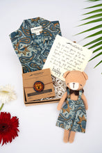 Load image into Gallery viewer, Eco-friendly Kids Rakhi Gift Hamper | Lion Rakhi and Bear Buddy
