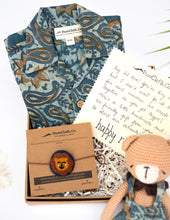 Load image into Gallery viewer, Eco-friendly Kids Rakhi Gift Hamper | Lion Rakhi and Bear Buddy
