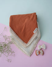 Load image into Gallery viewer, Organic Baby Muslin Swaddle | Rustic Snuggle | Soft Newborn Blanket
